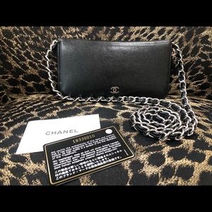Chanel Zippy Chained Wallet Purse